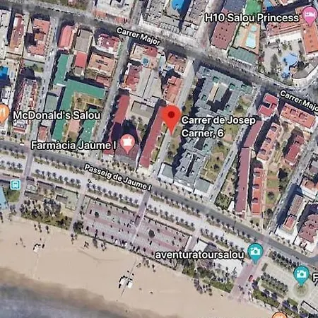 Formentor Beach Primera Linea De Playa Apartament Salou
